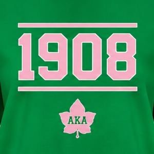 เสื้อสเวตเชิ้ตคอเต่าสีเขียวสำหรับผู้หญิง ขายส่ง ยี่ห้อ AKA รุ่น 1908 พิมพ์ลายกราฟิก ทรงหลวม แขนยาว สไตล์ลำลอง แฟชั่น - Product Image 6