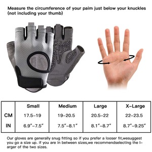Guantes de Fitness para Adultos con Soporte para Muñeca, Antideslizantes, Resistentes a Callosidades y Desgaste en el Pulgar, Guantes Deportivos para Levantamiento de Pesas - Product Image 3
