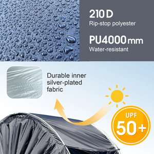 กระเป๋าเก็บของกันน้ำ ป้องกันรังสียูวี รุ่น MD12 เวียดนาม สำหรับตั้งแคมป์กลางแจ้ง 4 ฤดู แบบเต็นท์เดี่ยว เปิดอัตโนมัติรวดเร็ว - Product Image 4
