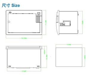 Hot Selling WH-E78 58mm Embedded Thermal Panel <b>Printer</b> with interface RS232 RS485 TTL <b>USB</b> - Product Image 6