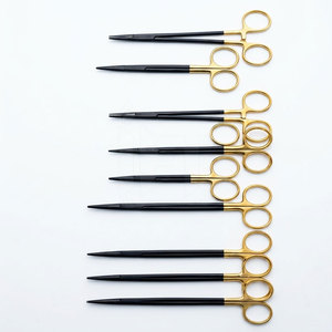 Portaagujas Quirúrgicos Manuales con Recubrimiento Negro, Herramienta Profesional de Mano, Mordazas Anodizadas en Negro Mate para Aplicaciones de Cirugía General - Product Image 1