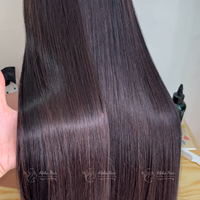 Vente chaude Un Donneur Lisse Os Soyeux Droit Super Double Dessiné Extensions de Cheveux Prix Usine Paquets de Cheveux Cheveux Bruts Indiens