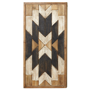 Factory Direct Geometric Wood Wall Art Modern Farmhouse Mosaic Panel Wooden <b>Hanging</b> for Living Room and Office Decor - Product Image 3