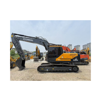Excavatrice d'occasion Hyundai 220HD haute précision pour le chargement