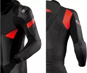 Traje de Motociclismo de Cuero Hecho a Medida, Talla Grande, Resistente al Viento, Transpirable, de Secado Rápido, Impermeable, Ignífugo, Cuero Vacuno Original - Product Image 6