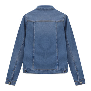 New Arrivals OEM Ladies' Oversize Button-Up <b>Denim</b> <b>Jacket</b> Casual Fall Outwear with Jean Coat Women's Casual <b>Denim</b> Outerwear - Product Image 2