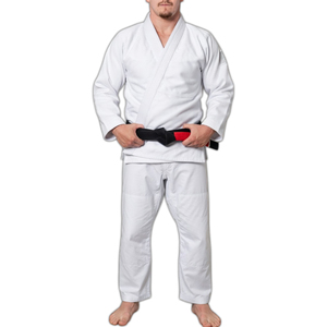 ชุดยิวยิตสูบราซิล BJJ Gi น้ำหนักเบา ทนทาน ผ้าคอตตอนทอแบบเพิร์ลวีฟ ชุดฝึกซ้อม พร้อมรับทำโลโก้ตามสั่ง รับผลิตแบบ OEM ODM ขายส่ง - Product Image 1