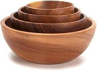 Bol de service décoratif en bois écologique de haute qualité, fait main, naturel, moderne pour la maison, le salon et la cuisine