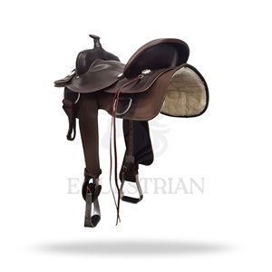 Western Trail Saddle Horse Riding Saddle Equestrian <b>Equipment</b> - Product Image 3