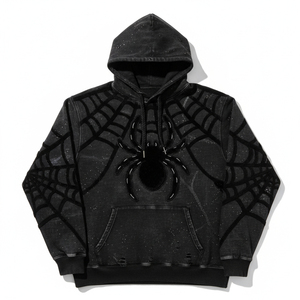 Sweat à capuche d'hiver personnalisé en gros pour homme, survêtement en molleton numérique à couleur dégradée, pull à capuche unisexe - Product Image 3