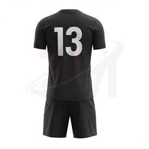 ชุดฟุตบอลชายพรีเมียม ระบายอากาศได้ดี เสื้อและกางเกงขาสั้น ชุดทีมสโมสรแบบสั่งทำพิเศษ พร้อมบริการ OEM - Product Image 3
