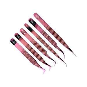 Pinces à cils en acier inoxydable de haute qualité pour kits d'extensions de cils, instruments de manucure - Product Image 3