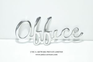 Top Selling <b>Office</b> <b>Decorative</b> Wall Letter Sign Modern Aluminum Word Wall <b>Decor</b> Handmade <b>Office</b> Wall Mounted Available For Sale - Product Image 6