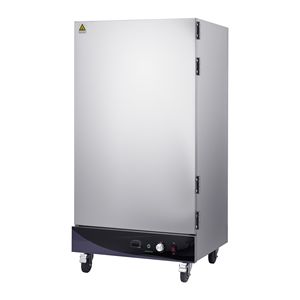 Scaldavivande Elettrico Commerciale a 8 Ripiani in Acciaio Inossidabile con Vassoio per Acqua, Porta Singola e Ripiani Regolabili - Product Image 1