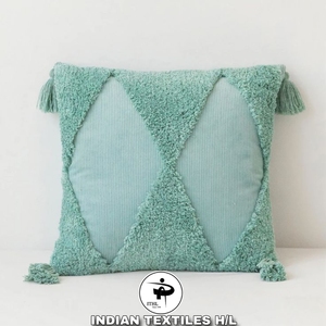 Tufted Cotton Cushion Cover Living Room Home Decor Customize With Custom Design Boho Pillow Eco-Friendly Custom OEM Wholesale - Product Image 1