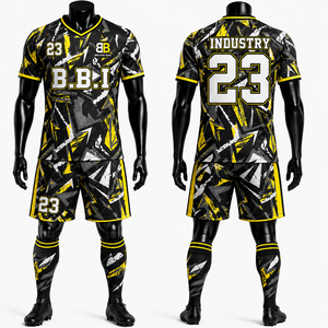 Conjunto de Uniforme de Fútbol Personalizado con Sublimación, 100% Poliéster, Diseño Negro y Rosa, Camiseta y Pantalones Cortos Unisex, Fabricante OEM - Product Image 6