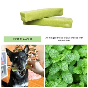 Friandises à mâcher au goût menthe pour chiens et chats, à base de yak de l'Himalaya, naturelles, riches en protéines, pour la santé dentaire, riches en calcium, longue durée, sans gluten, sans céréales, OEM - Product Image 6