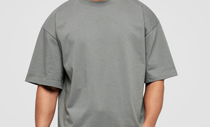 T-shirt Homme Personnalisé OEM pour Musculation, Coupe Oversize, Entraînement en Salle de Sport, 100% Coton Respirant, Tissu Élastique Écologique, Manches Courtes - Product Image 4