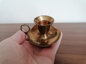 Support de bougie en laiton vintage, résistant à la chaleur, pour bougies coniques, décoration d'intérieur, porte-bougie en métal - Product Image 4