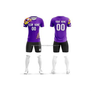 ชุดกีฬาเสื้อฟุตบอลแบบสั่งทำชุดทีมฟุตบอลแบบสมบูรณ์พร้อมการระเหิดแบบเต็มรูปแบบบริการ OEM - Product Image 3