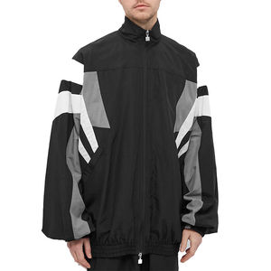 Veste coupe-vent oversize pour homme |   Veste de sport légère à fermeture éclair |   Vêtements de sport personnalisés avec logo - Product Image 1