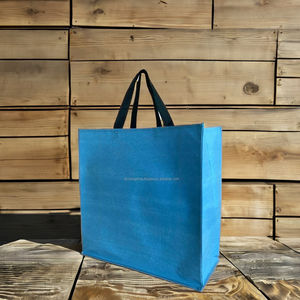 Bolsa de Tela Reutilizable con Logotipo Personalizado, Asas de Cinta de Polipropileno, Tamaño Mediano, Hecha en Hung Yen, Vietnam, para Publicidad y Almacenamiento - Product Image 4