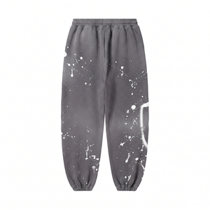 Pantalon de jogging décontracté en twill léger, écologique, séchage rapide, respirant, avec cordon de serrage, gris foncé, confort premium - Product Image 2
