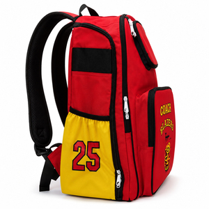 Sublimation Basketball <b>Backpack</b> Manufacturer Wholesale Athletic Sports <b>Backpack</b> Ball Holder Shoe Pocket Laptop Sleeve - Product Image 3