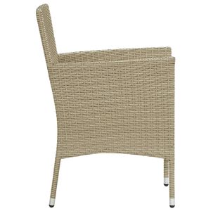 Set di 2 sedie da giardino beige - Product Image 4