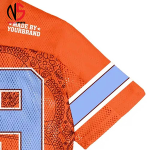 Venta al por mayor de fábrica: Camiseta de malla holgada para hombre, material de malla ligero y transpirable, ajuste holgado, servicio OEM de logotipo personalizado en NURAK en 2026 - Product Image 6