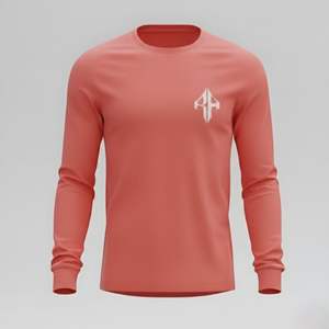 T-shirt Homme Manches Longues Col Rond 100% Coton Qualité Supérieure 2026 Style Oversize Personnalisé Décontracté Sur Demande RIVIAN ATLANTIC - Product Image 2