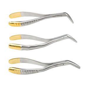 Juego de fórceps dentales para extracción de raíces, extractor de raíces rotas mínimamente invasivo, alicates quirúrgicos para extracción de dientes, mandíbula superior, universal, dental - Product Image 1