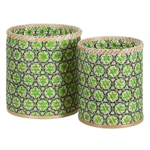 Cesta de Bambú Natural, Organizador de Cocina, Contenedores de Almacenamiento, Caja Tejida para Alimentos, Organizadores para el Hogar y Jardín, Artículos Decorativos para el Hogar - Product Image 1