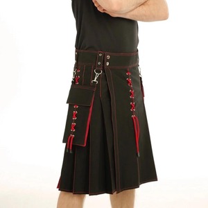 Kilt Utilitario Tartán Híbrido - Múltiples Tartanes Disponibles, Uniforme de Banda de Pipes, Kilt de Tela de Lana Hecho a Mano con Diseño Tartán - Product Image 3