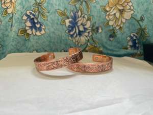 Handmade Iron Butterfly Vintage <b>Bracelet</b> Adjustable Healing Bio <b>Therapy</b> Arthritis Relief Cuff Bangle Wellness Jewelry <b>Magnetic</b> - Product Image 5