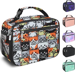 Kids <b>Lunch</b> Box for Boys Girls <b>Lunch</b> <b>Bag</b> Insulated Durable Lunchbox Children <b>Lunch</b> <b>Tote</b> <b>Bag</b> for School Black - Product Image 6