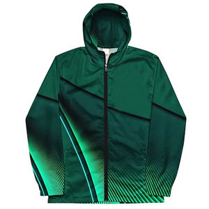 Veste coupe-vent légère et imperméable pour homme avec logo frontal, idéale pour l'entraînement en extérieur, vente en gros OEM - Product Image 3