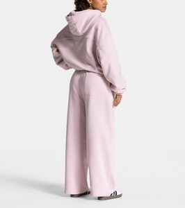 Ensemble de survêtement tendance pour femme, coupe oversize personnalisée, avec capuche et pantalon de jogging à taille élastique et passepoil blanc, à prix de gros avantageux - Product Image 4