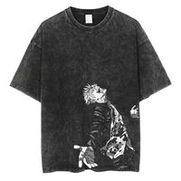 Camiseta Moderna de Primera Calidad, 100% Algodón Jersey, Cuello Redondo, Talla Grande, Personalizada con Estampado Frontal, Unisex