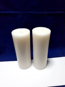 White Eco-Friendly Pillar <b>Candles</b> Aromatherapy Centerpiece Paraffine Palm Wax Slow Burning Custom Size for Home Decor Meditation - Product Image 3