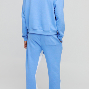 Men's Custom Eco-Friendly 100% Cotton Track Suit Quick Dry Active Wear Hood Flared <b>Pant</b> Winter Training Hoodie for Leisure - Product Image 2