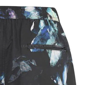 กางเกงขาสั้นผู้ชายทรงหลวม เอวยางยืดปานกลาง สีพื้น ขนาดสั่งทำ แห้งเร็ว ระบายอากาศได้ดี ผลิตจากโพลีเอสเตอร์ 100% รับผลิตแบบซับลิเมชั่น ขายส่ง บริการ OEM - Product Image 6