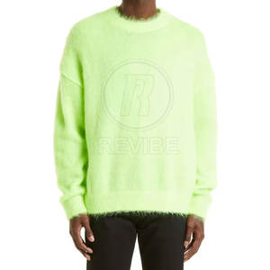 Pull en mohair de haute qualité, couleur personnalisée, tissu respirant, pull en mohair avec logo personnalisé - Product Image 2