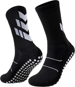 Lot de chaussettes de football en gros avec grip, manchons de compression pour mollets et protège-tibias antidérapants - Product Image 2