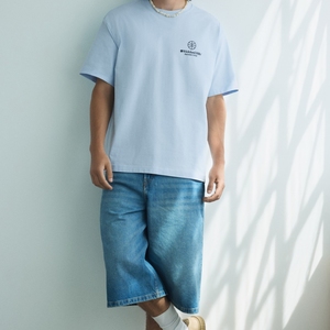 Vente en gros – Tissu 100 % coton tissé personnalisé avec logo imprimé, coupe ajustée, manches courtes, séchage rapide, anti-plis - Product Image 1