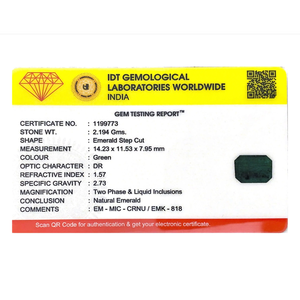 Natural Zambian Emerald 10.97 Carat Certified Loose Gemstone Pear Cut Wholesale Lot - Product Image 4