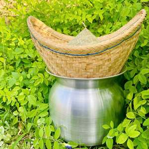 VietChoice Traditional Bamboo Rice <b>Hat</b> Basket asian cuisine - Product Image 2