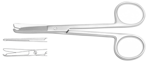 Ciseaux à pointe droite en acier inoxydable, instrument médical chirurgical pour la déshabillage des sutures, les soins et les procédures en salle d'opération - Product Image 5