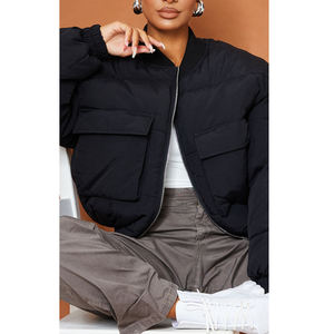 Blouson bomber coupe-vent personnalisable avec logo, nouveau style, pour homme et femme, respirant, réversible, écologique, tricoté surdimensionné - Product Image 5