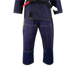 Uniforme de Jiu-jitsu Bjj Gi Hecho a Medida, 100% Algodón, con Logotipo Bordado Personalizado, 450 GSM, Ropa Cómoda para Artes Marciales, OEM ODM - Product Image 2